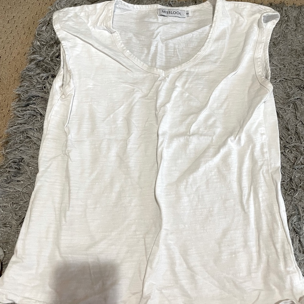 White tank top